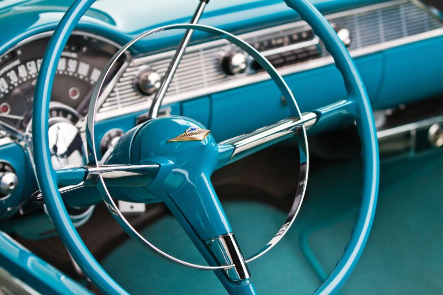 Детали интерьера Chevrolet Bel Air Convertible 1956 года  (фото 59 из 71)
